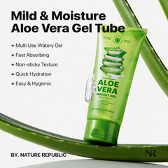 Nature Republic MILD & MOISTURE ALOE VERA WATERY GEL (TUBE) 250ml - KosBeauty