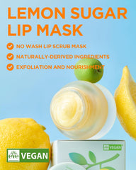 Tocobo Lemon Sugar Scrub Lip Mask 20ml - KosBeauty