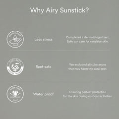 Abib Airy sunstick Smoothing bar SPF50+, 23g 0.81 oz. - KosBeauty