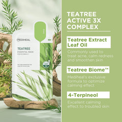 Mediheal Teatree Calming Duo (Trouble Pad , Essential Mask 10 pcs)