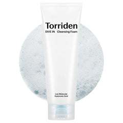 Torriden DIVE-IN Low Molecular Hyaluronic Acid Cleansing Foam - KosBeauty