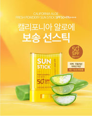 Nature Republic California Aloe Fresh Powdery Sun Stick, SPF 50+ PA++++ 24g