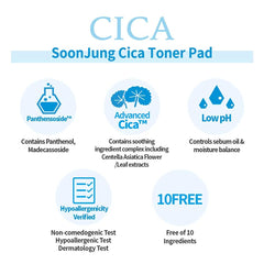 Etude House Soon Jung Cica Relief Toner, 200ml ( EXP : 1/24/2026 )