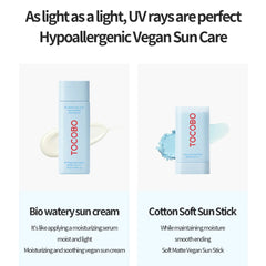Tocobo Cotton Airy Sun Stick Sunscreen Broad Spectrum, SPF 50+ PA++++ 19g