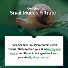 Nature Republic Snail 80 Solution Emulsion 120ml (2021 Renewed Version)
