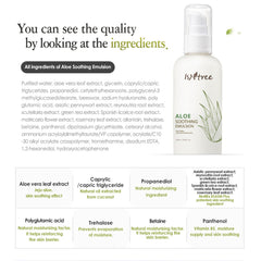 [ ISNTREE ] Aloe Soothing Emulsion, 120ml / 4.06 fl. oz. (EXP : 07/02/2025)