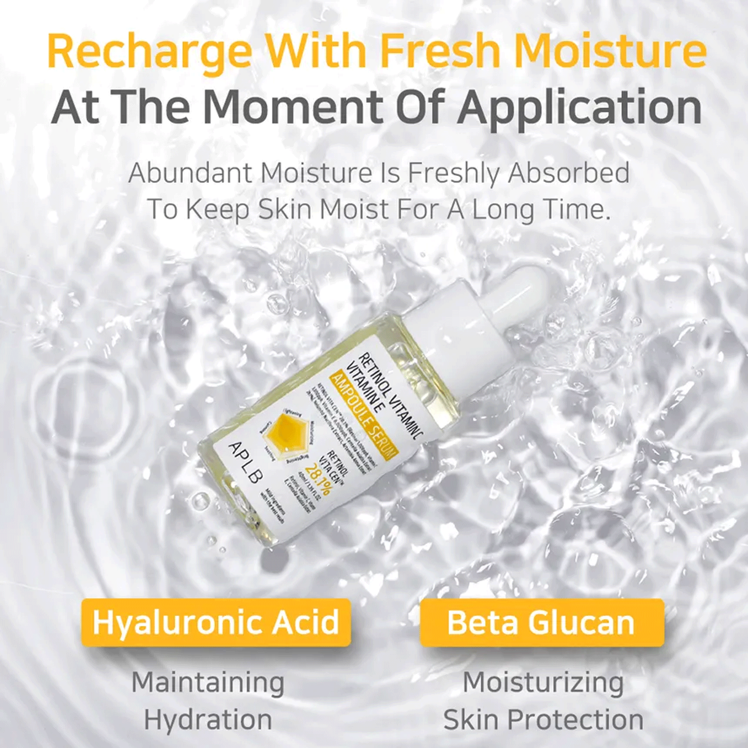 [ APLB ] Retinol Vitamin C Vitamin E Ampoule Serum 40ml / 1.35 fl. oz.