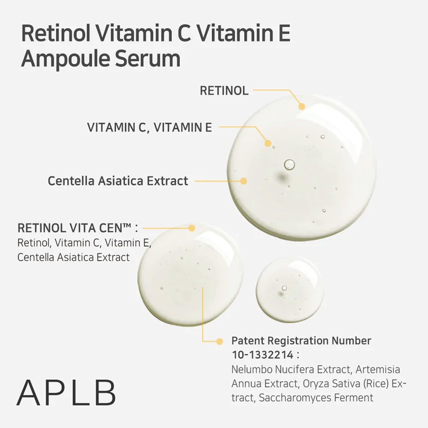 [ APLB ] Retinol Vitamin C Vitamin E Ampoule Serum 40ml / 1.35 fl. oz.