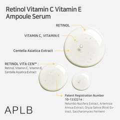 [ APLB ] Retinol Vitamin C Vitamin E Ampoule Serum 40ml / 1.35 fl. oz.