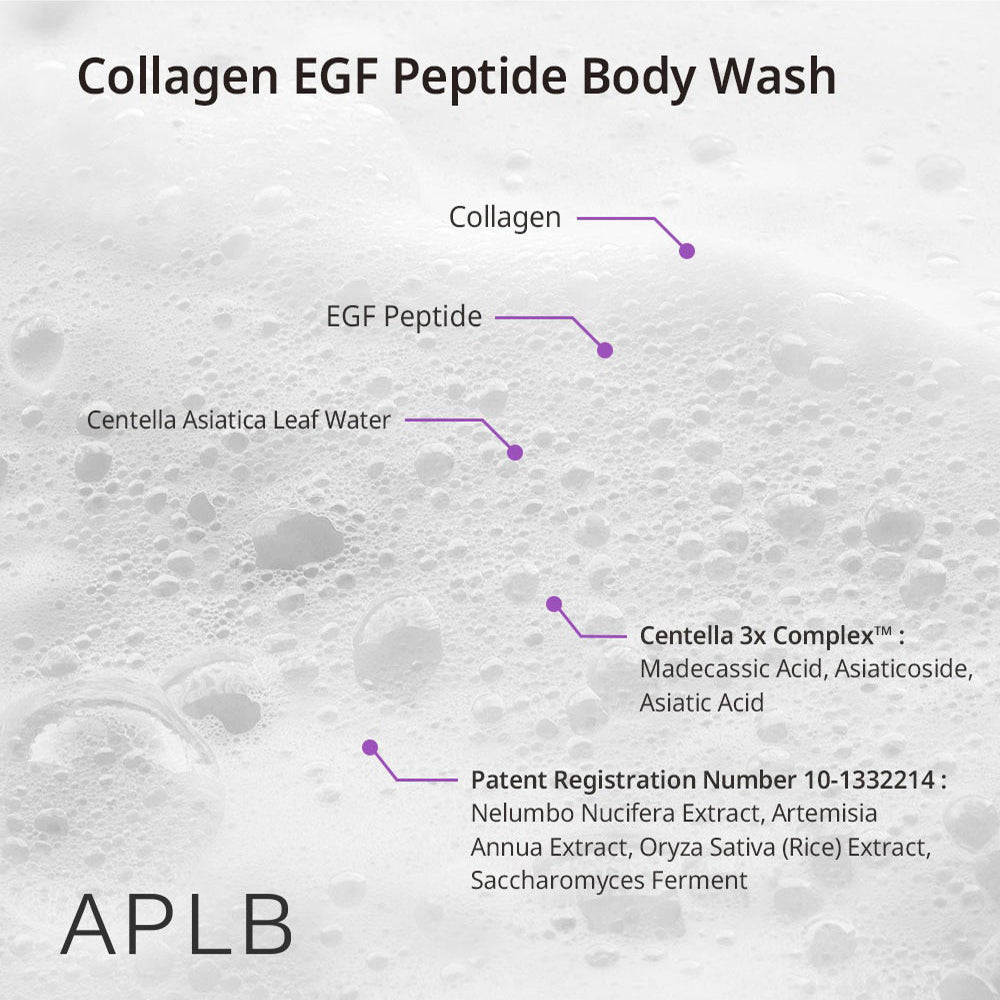 [ APLB ] Collagen EGF Peptide Body Wash 300ml / 10.14 fl.oz - KosBeauty