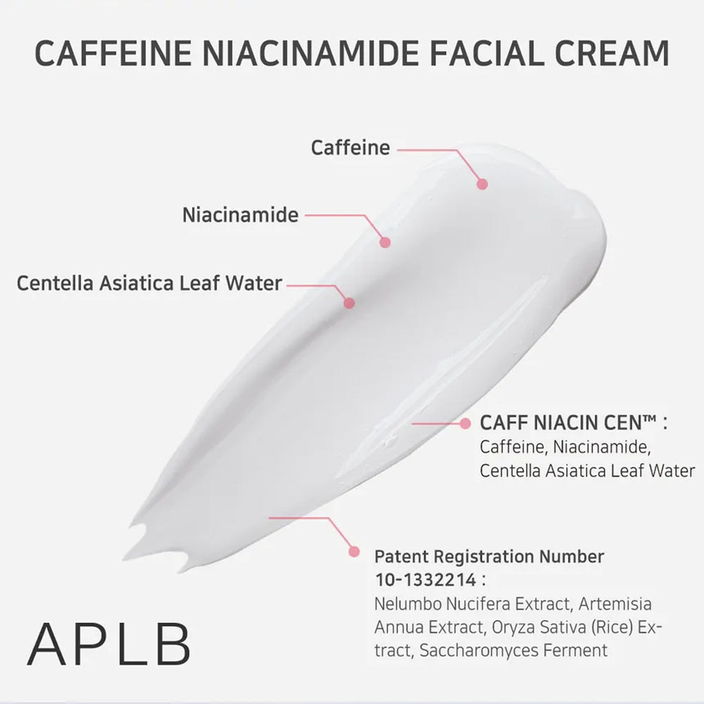 [ APLB ] Caffeine Niacinamide Facial Cream 55ml / 1.86 fl.oz. - KosBeauty