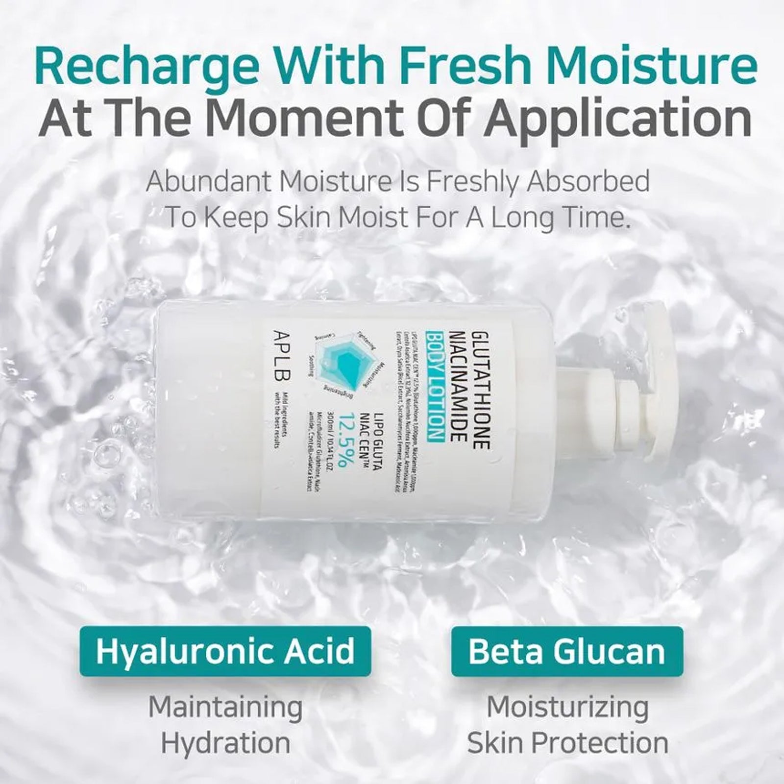 [ APLB ] Glutathione Niacinamide Body Lotion 300ml / 10.14 fl.oz