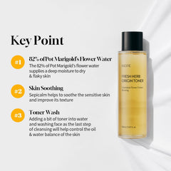 [ NACIFIC ] Fresh Herb Origin 3-Piece Skincare Set (Toner, Serum, Cream)