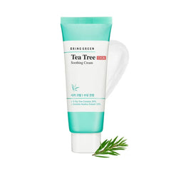BRING GREEN Tea Tree Cica Soothing Cream, 100ml / 3.38 fl.oz( EXP : 9/2/2025)