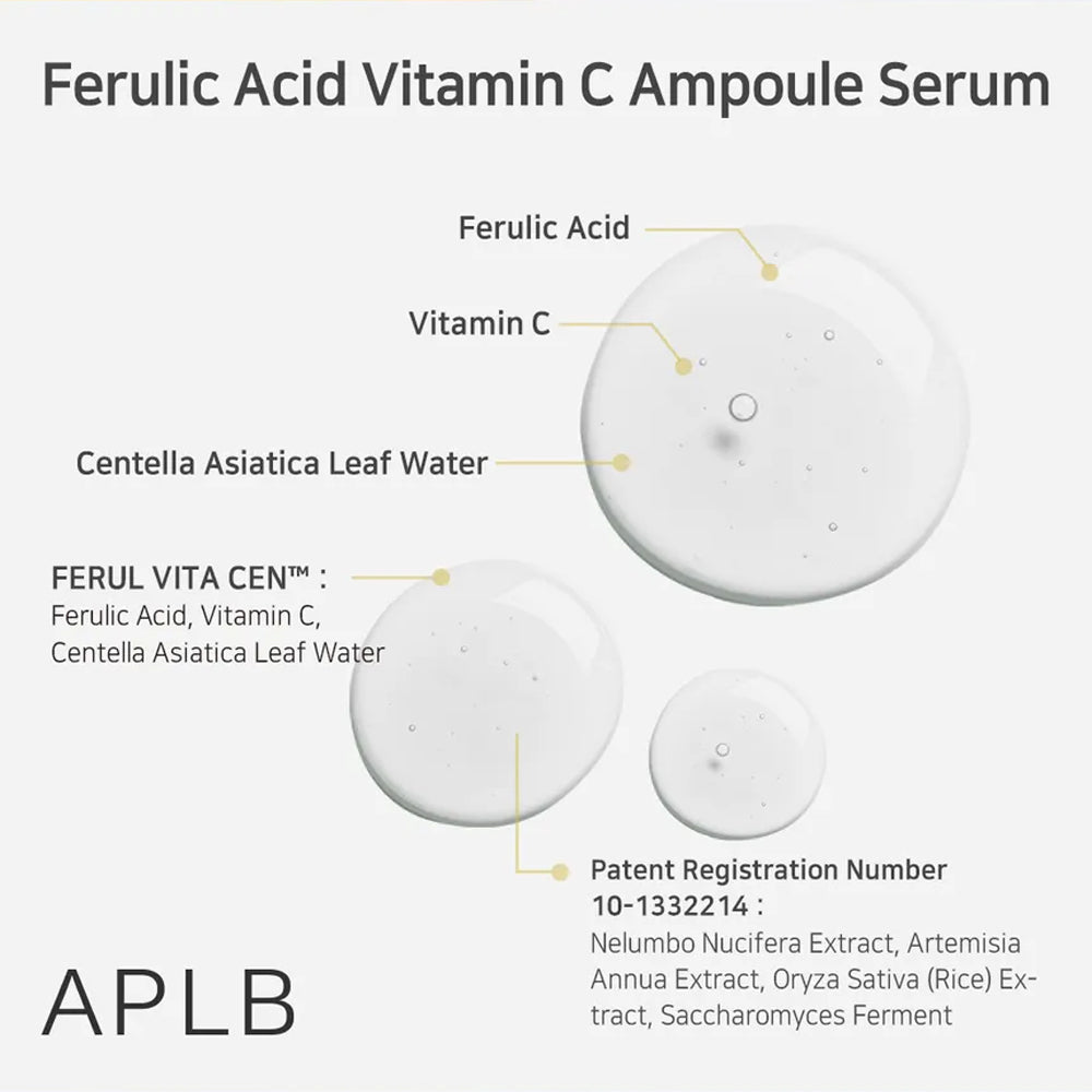 [ APLB ] Ferulic Acid Vitamin C Serum 40ml / 1.35 fl. oz. - KosBeauty