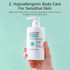 [ APLB ] Glutathione Niacinamide Body Wash 300ml / Body Lotion 300ml