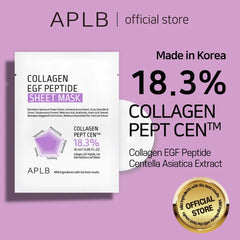 [ APLB ] Collagen EGF Peptide Sheet Mask 25ml 10ea - KosBeauty