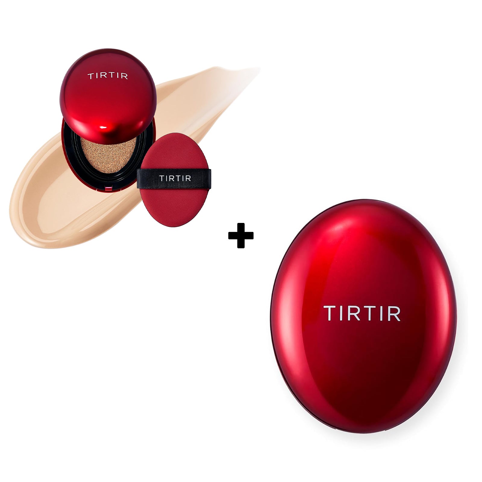 TIRTIR [*MINI SIZE + ORIGINAL SIZE*] Mask Fit Red Cushion Foundation 4.5g / 0.15 fl.oz + 18g / 0.63oz.