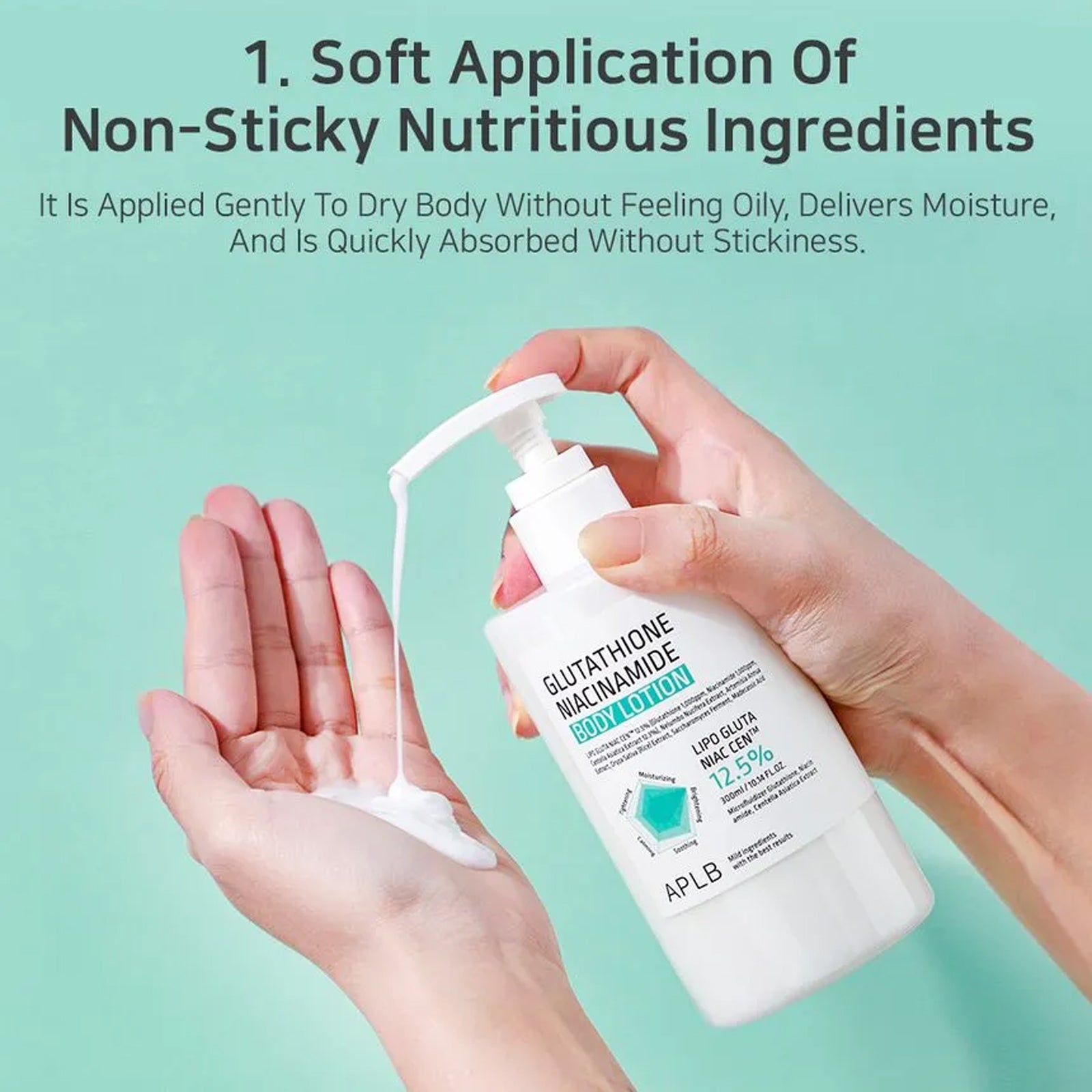aplb glutathione niacinamide body lotion 300ml APLB aplb glutathione niacinamide body lotion 300ml APLB