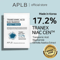 [ APLB ] Tranexamic Acid Niacinamide Sheet Mask 25ml 10ea - KosBeauty