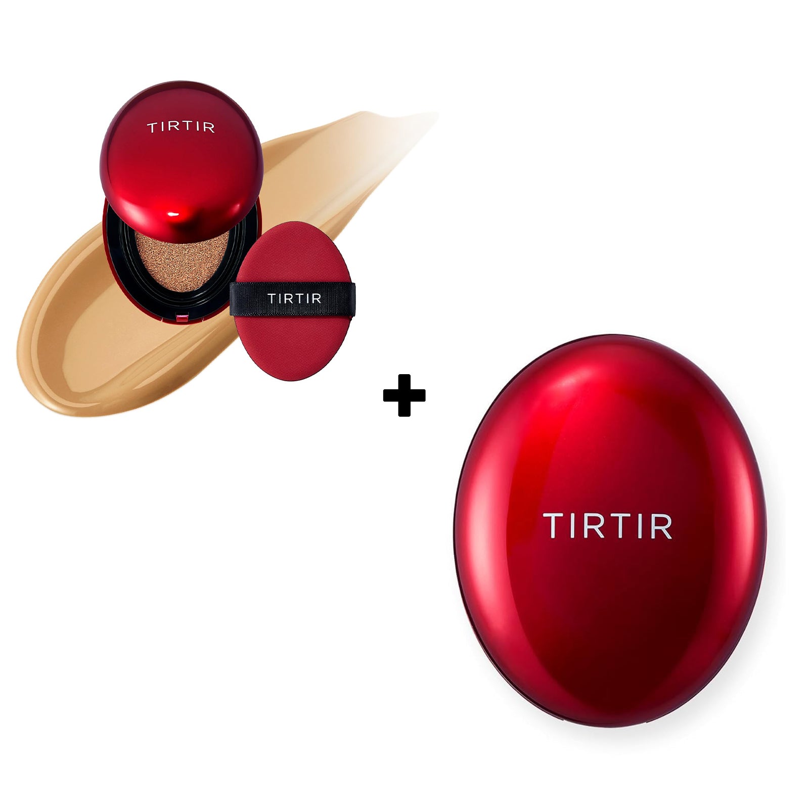 TIRTIR [*MINI SIZE + ORIGINAL SIZE*] Mask Fit Red Cushion Foundation 4.5g / 0.15 fl.oz + 18g / 0.63oz.