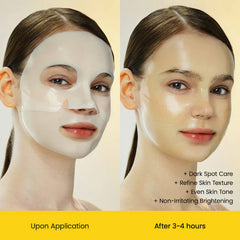 [ BIODANCE ] Radiant Vita Niacinamide Real Deep Mask, 1.19 oz x 4 ea