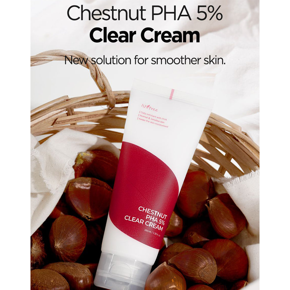 [ ISNTREE ] Chestnut PHA 5% Clear Cream 100ml / 3.38 fl.oz