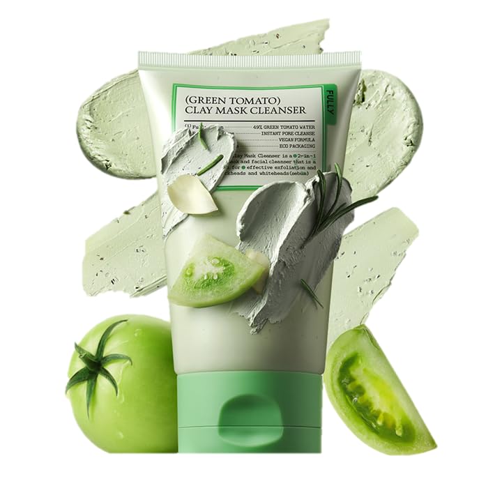 [ Fully ] Green Tomato Clay Mask Cleanser 120ml / 4.05fl.oz