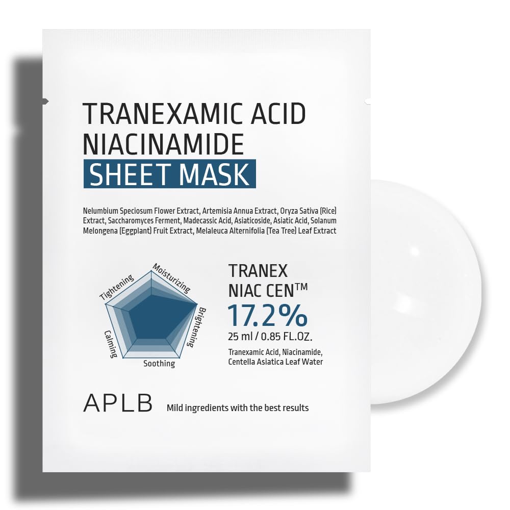 [ APLB ] Tranexamic Acid Niacinamide Sheet Mask 25ml 10ea - KosBeauty