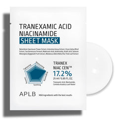 [ APLB ] Tranexamic Acid Niacinamide Sheet Mask 25ml 10ea - KosBeauty