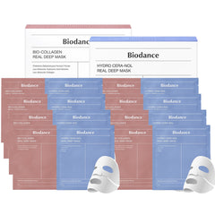 [ BIODANCE ] Bio-Collagen Real Deep Mask (1.19 oz x 4 ea) x 2 BOX +  Hydro Cera-nol Real Deep Mask (1.19 oz x 4 ea) x 2 BOX