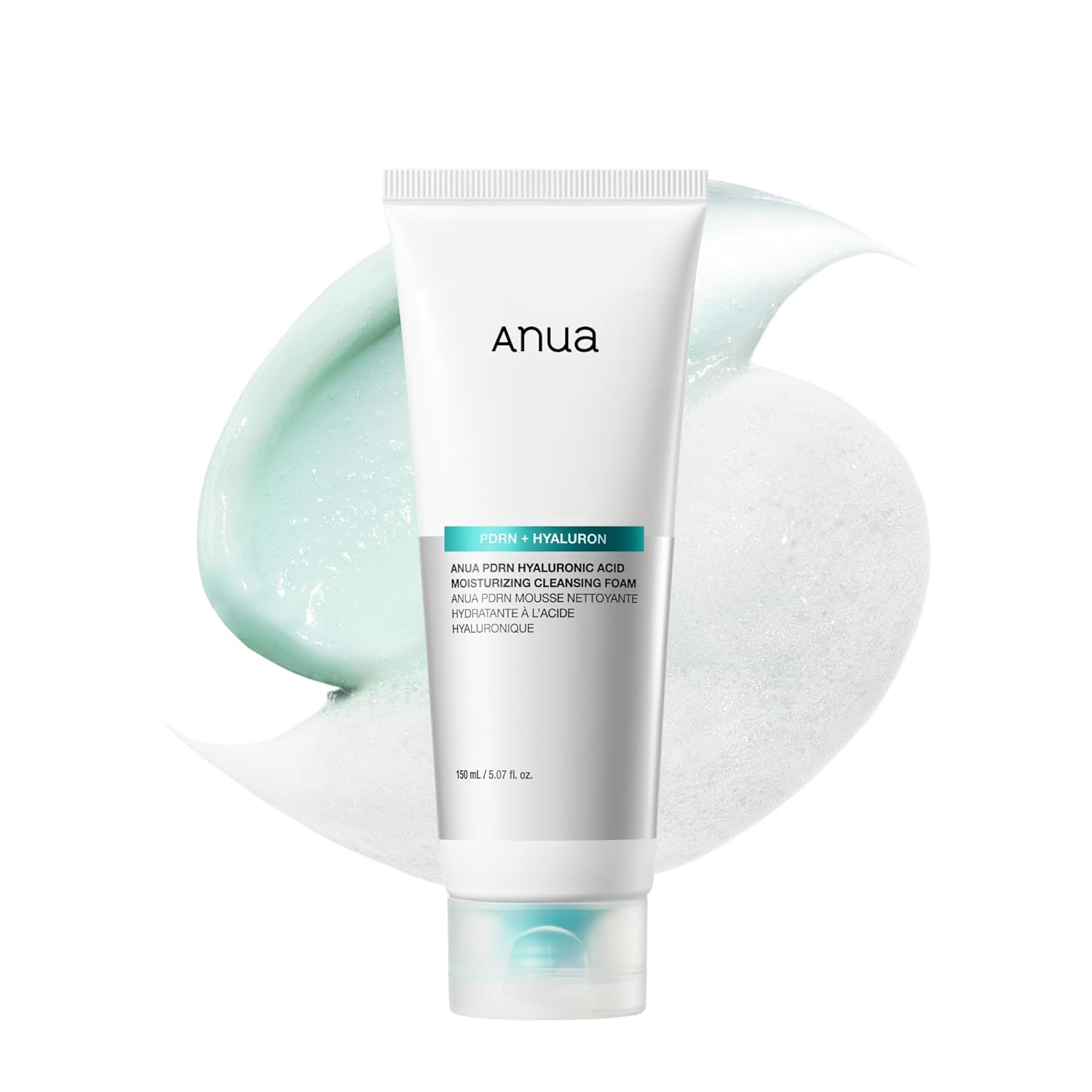 [ ANUA ] PDRN Hyaluronic Acid Moisturizing Cleansing Foam 150 ml / 5.07fl.oz - KosBeauty