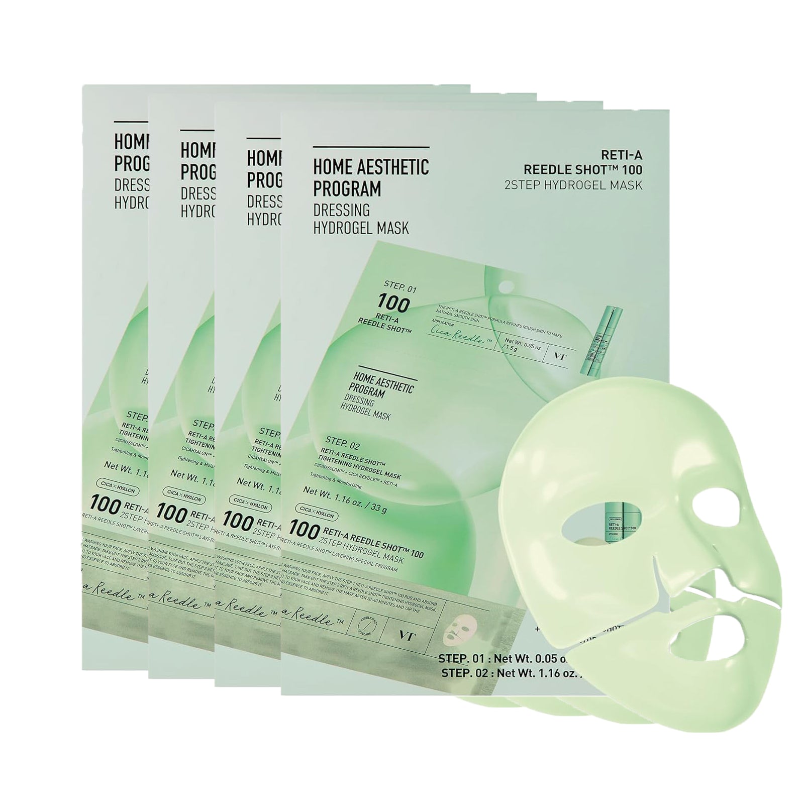 [ VT COSMETICS ] Reti-A Reedle Shot 100 2-Step Hydrogel Mask