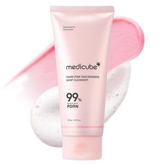 [ MEDICUBE ] PDRN Pink Niacinamide Whip Cleanser 120g / 4.23 oz - KosBeauty