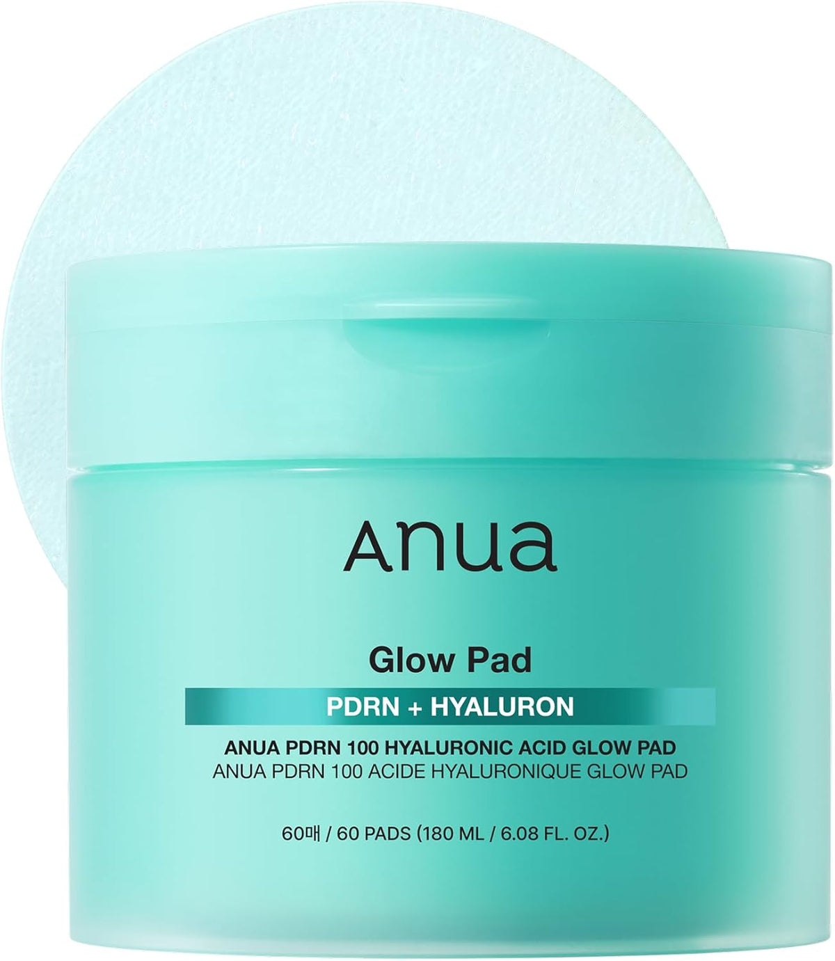 [ ANUA ] PDRN + Hyaluron Glow pad 90pads 230ml / 7.77 fl.oz. - KosBeauty
