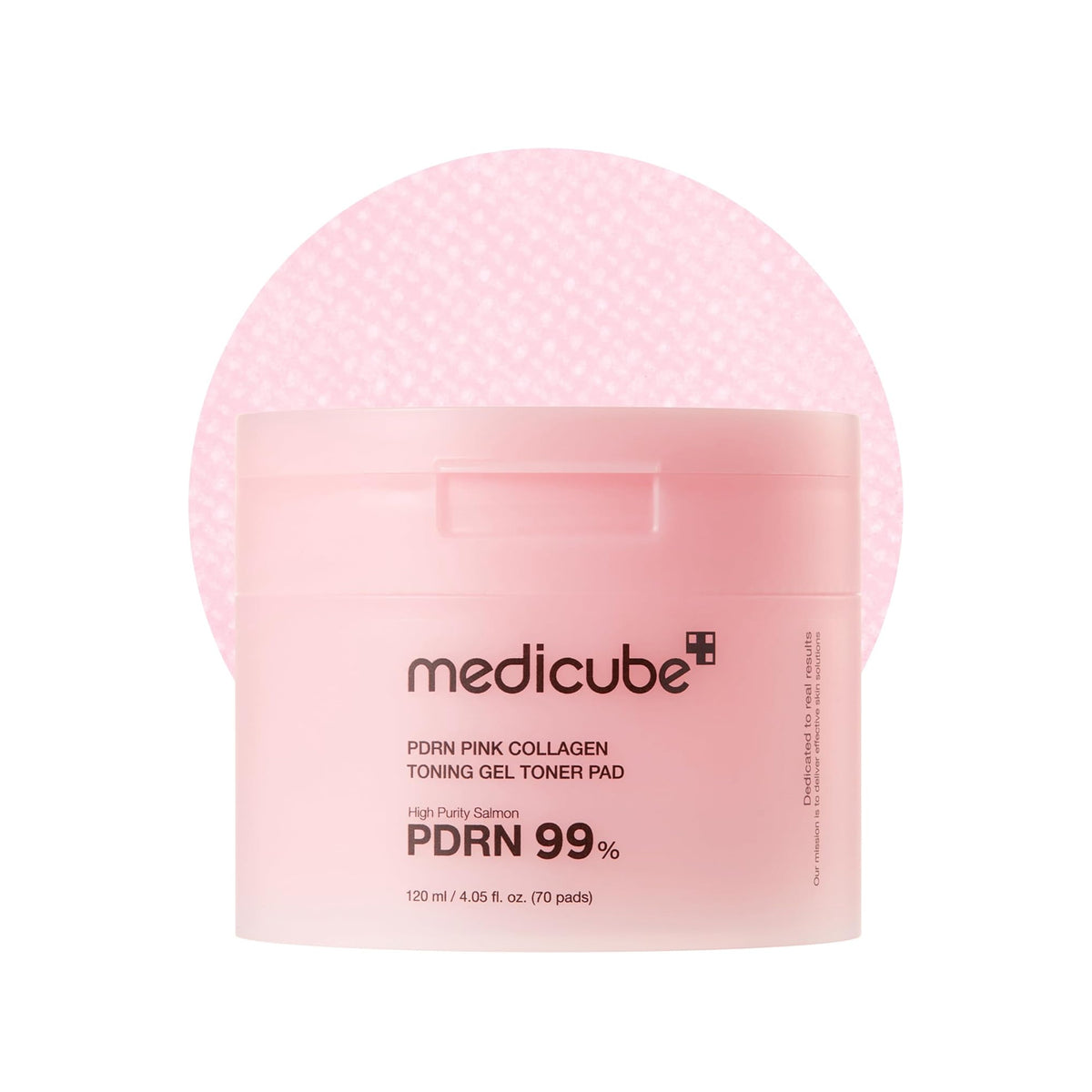 [ MEDICUBE ] PDRN Pink Collagen Toning Gel Toner Pad 120ml / 4.05 fl.oz (70pads)
