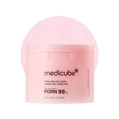 [ MEDICUBE ] PDRN Pink Collagen Toning Gel Toner Pad 120ml / 4.05 fl.oz (70pads)