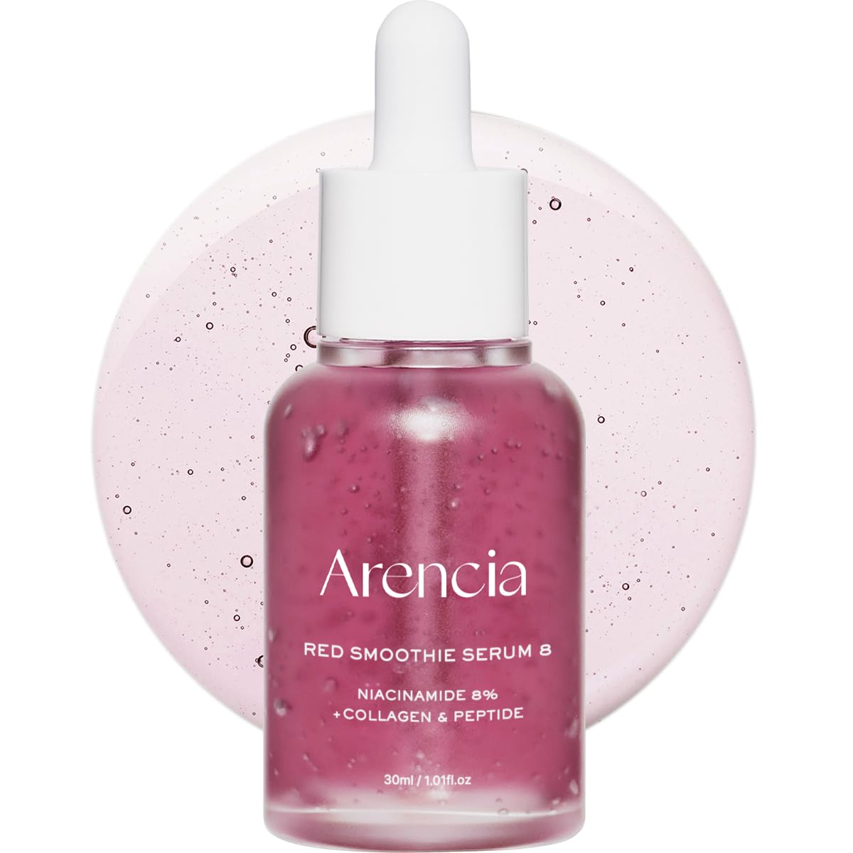 [ ARENCIA ] Red Smoothie Serum 8 Niacinamide 8% +  Collagen & Peptide s 30ml / 1.01floz