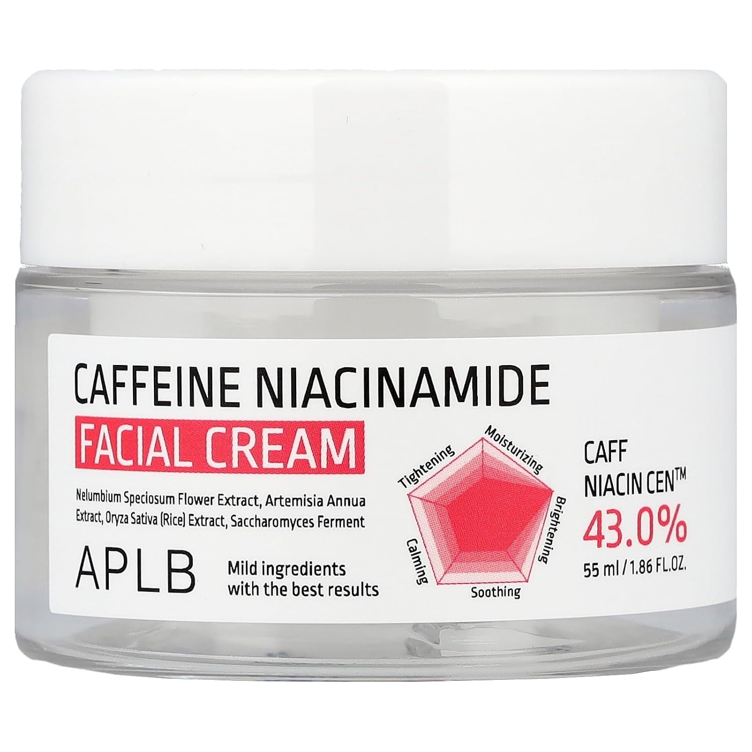 [ APLB ] Caffeine Niacinamide Facial Cream 55ml / 1.86 fl.oz. - KosBeauty