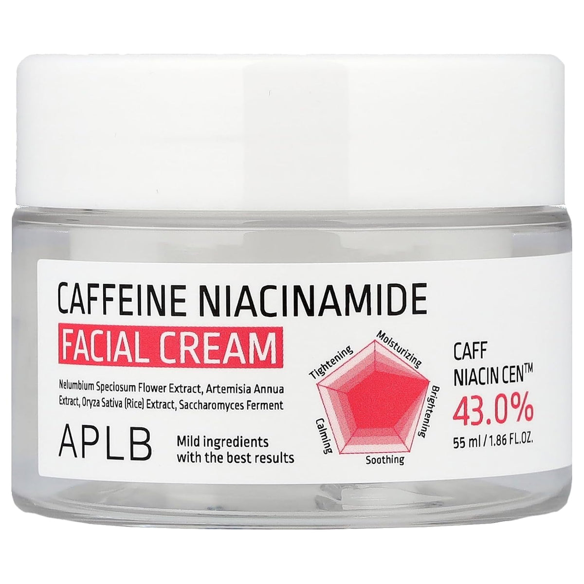 [ APLB ] Caffeine Niacinamide Facial Cream 55ml / 1.86 fl.oz. - KosBeauty