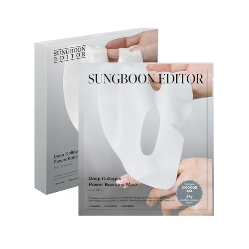 [ SUNGBOON EDITOR ] Deep Collagen Power Boosting Mask 37g/ 130oz x 4ea