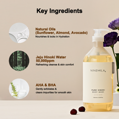 [ NINEMILA ] Pure Hinoki Body Wash 1000ml e 33.8 fl.oz