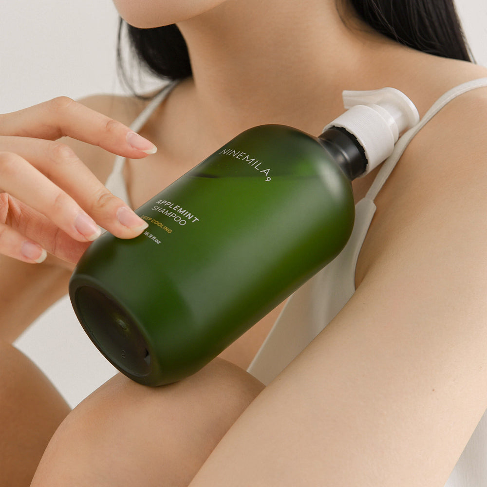 [ NINEMILA ] Applemint Shampoo Deep Cooling 500ml e 16.9 fl.oz. - KosBeauty