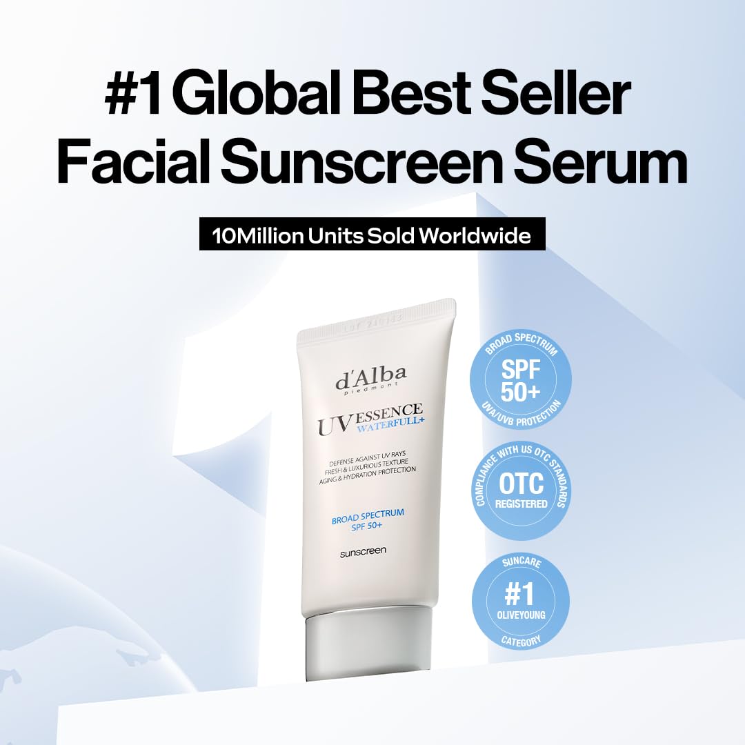 [ d'alba ] Piedmont Italian White Truffle Waterfull Essence Sunscreen 50ml/1.69 fl.oz