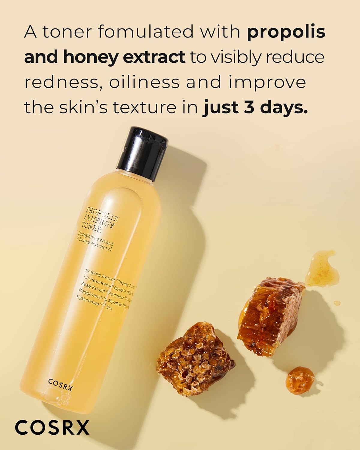 [ COSRX ] Full Fit Propolis Synergy Toner 280ml (9.46 fl.oz) - KosBeauty