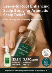[ AROMATICA ] Root Enhancer Rosemary Water for Hair Growth spray 3.3fl.oz / 100ml