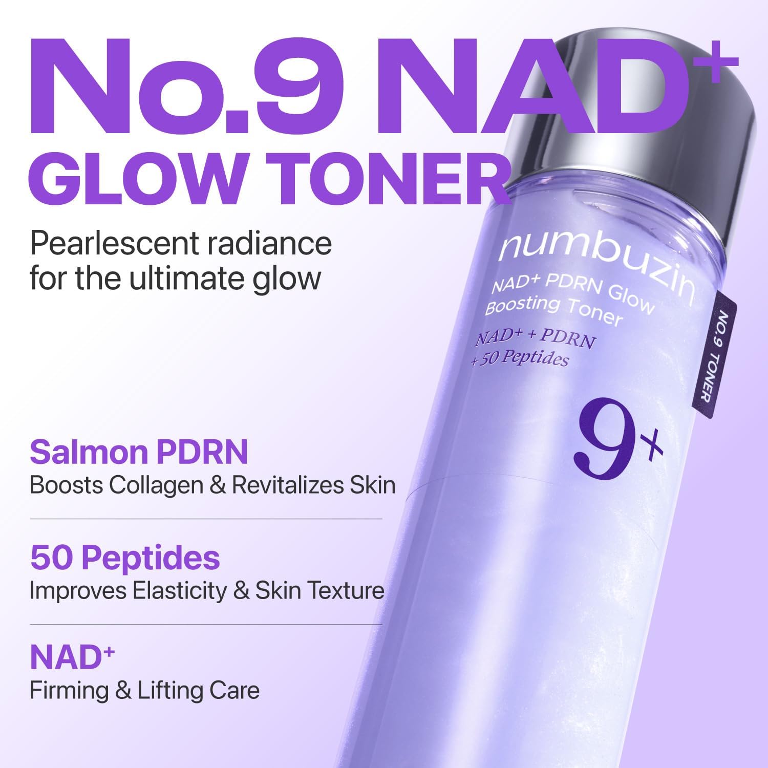 [ NUMBUZIN ] NAD+ PDRN Glow Boosting Toner 200mL / 6.76 fl oz - KosBeauty