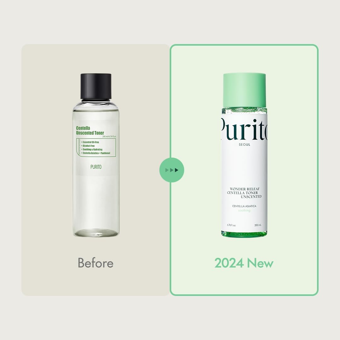 [ PURITO ] Wonder Releaf Centella Toner Unscented 6.76 fl.oz / 200ml