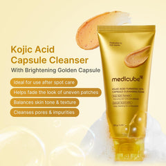 [ MEDICUBE ] Kojic Acid Turmeric Vita Capsule Cleansing Foam 120g / 4.23 oz