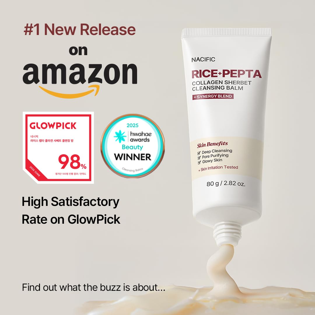 [ NACIFIC ] Rice Pepta Collagen Sherbet Cleansing Balm 80g / 2.82 oz - KosBeauty